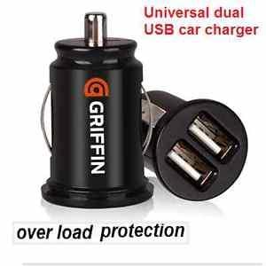 dual twin port USB 12 V universal car charger adapter Free P&P