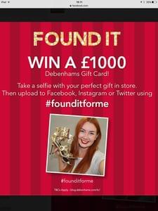WIN a £1000 Gift Card