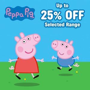 Up to 25% off selected Peppa Pig and Ben & Holly Toys at Smyths