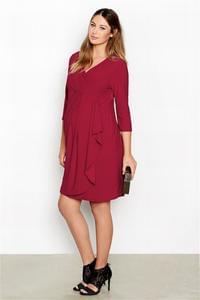 Next Clearance Sale: Berry Red Maternity Dress