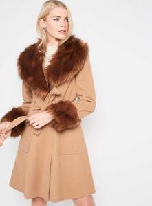Discount Faux Fur Cuff And Collar Coat Save £45 @ Miss Selfridge