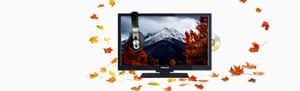 Win 4 pairs of wireless headphones and a 22 TV/DVD Combi