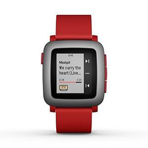 Discount Pebble Time Smartwatch for Smartphone - Red Save £74.87 @ Amazon