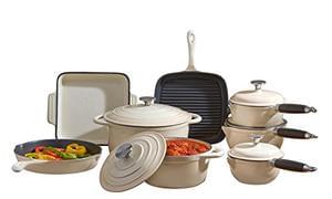 SALE! SAVE £200! Deluxe Cast Iron Cookware 8 Piece Set.