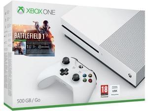 Xbox One S 500GB Battlefield 1 Bundle, Mafia 3 & Overwatch (GTA V for £20 extra)