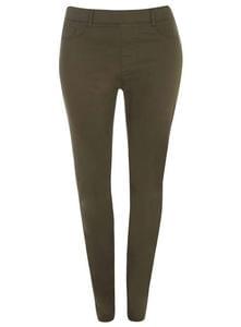 Curve Khaki Jeggings Dorothy Perkins