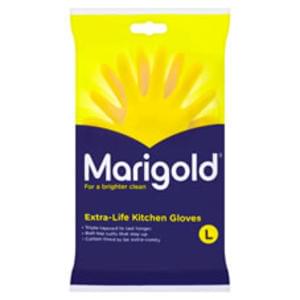 Marigold Kitchen Rubber Gloves Large