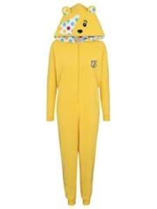 Adults Children in Need Hooded Pudsey Onesie