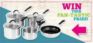 Win a Collection of Pots & Pans