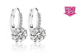 Clear Sapphire Earrings ... get blingy!!