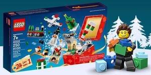 FREE LEGO 24-in-1 Christmas Builds set with any purchase over £60!