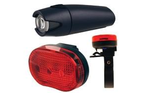 Discount Smart 4 Lux Front 3 LED Rear Light Set Save £16.99 @ Planet X Bikes