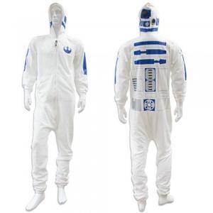 Star Wars White Adult Mens R2D2 Jumpsuit Only £14 Delivered