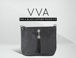 Win a Black Leather Pouch Bag