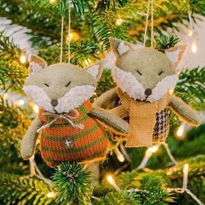 Win Fox Christmas Decorations