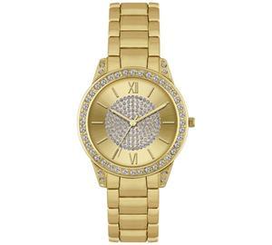 Discount Spirit Ladies' Gold Glitter Dial Gold Bracelet Watch 1/2 Price @ Argos