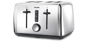 Discount Breville 4 Slice Toaster - Stainless Steel Half Price @ Argos