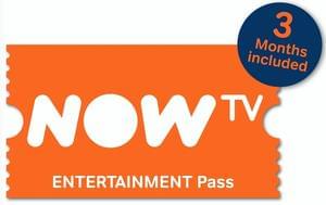 NOW TV - 3 months of Entertainment for the price of 1