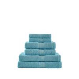 6 piece towel set in a range of colours!