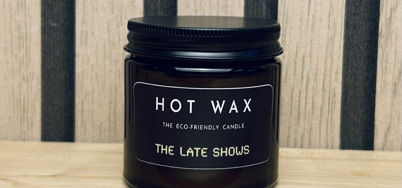 Hot Wax The Late Shows candle