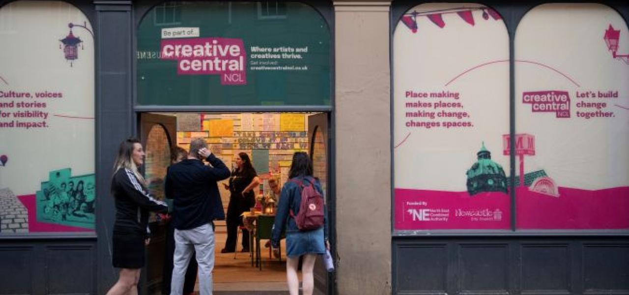 Creative Central NCL venue at Grainger Market