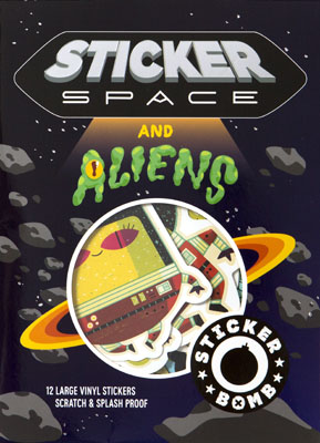 Sticker Space and Aliens - Product Thumbnail