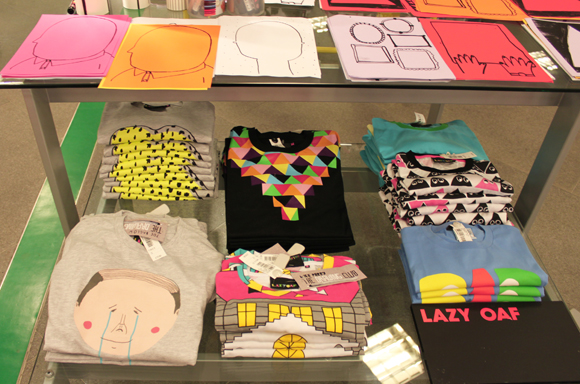 Drawing Amongst Shoppers in Selfridges – Lazy Oaf