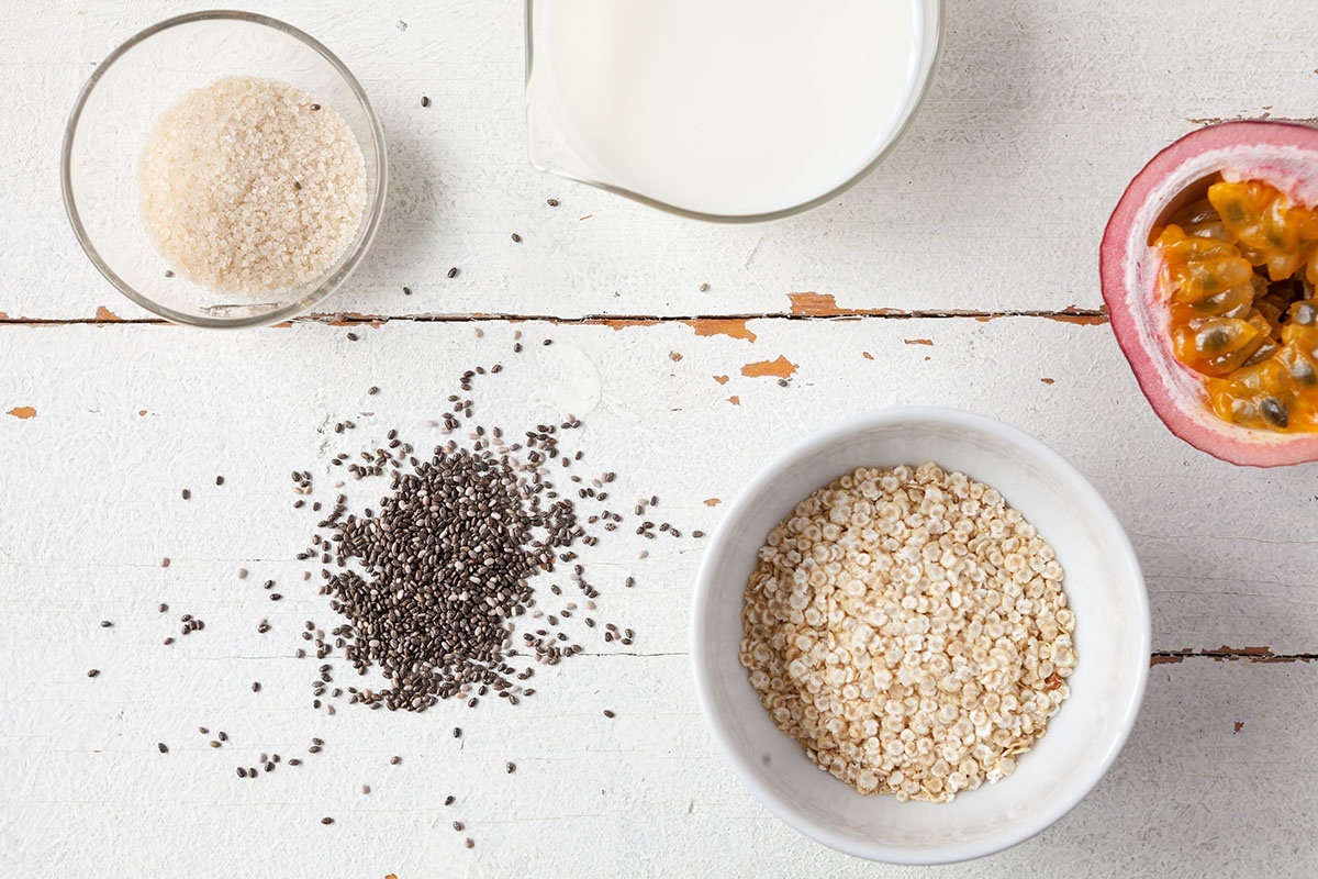 OvernightQuinoaPudding mit Passionsfrucht