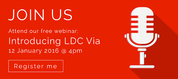 LDC Via webinar, January 12th 2016