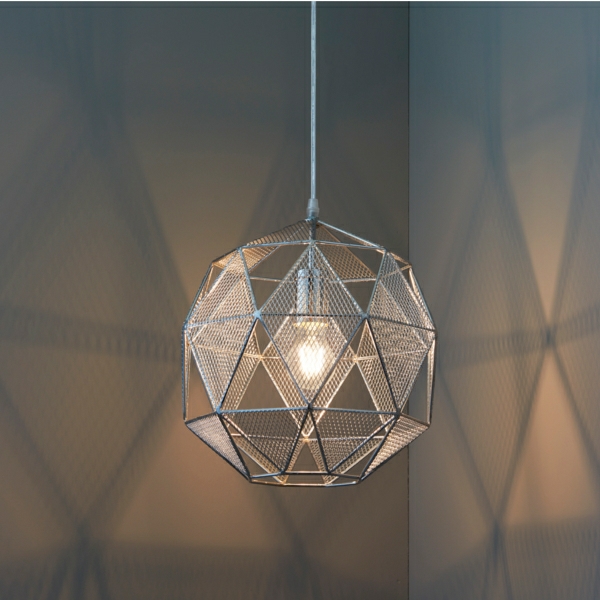 pendant light in the corner of the room