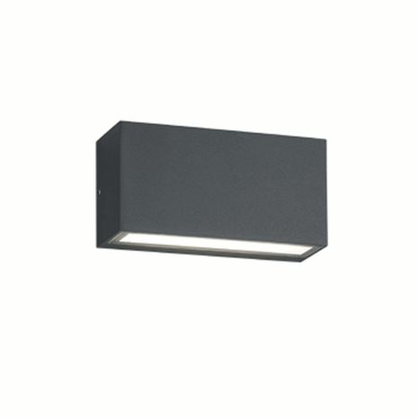 Leyton THAMES LED Outdoor Wall Light Built in LED in Anthracite Finish IP54