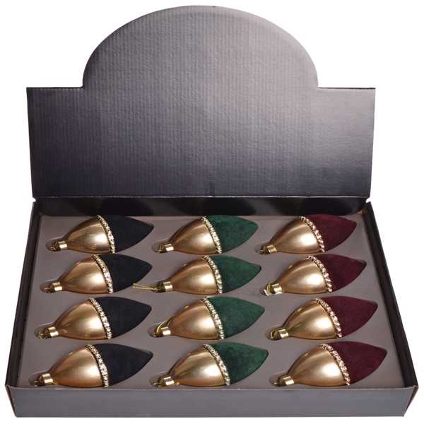 Елочные шарики 8см/12шт