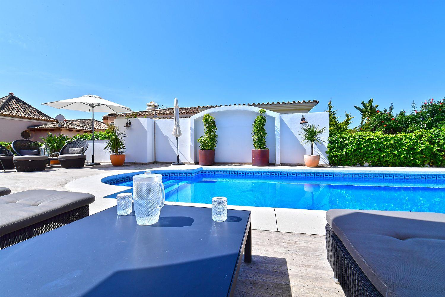 Villa Oriana, Villa available for Holiday Rental in Las Chapas, Marbella, Spain