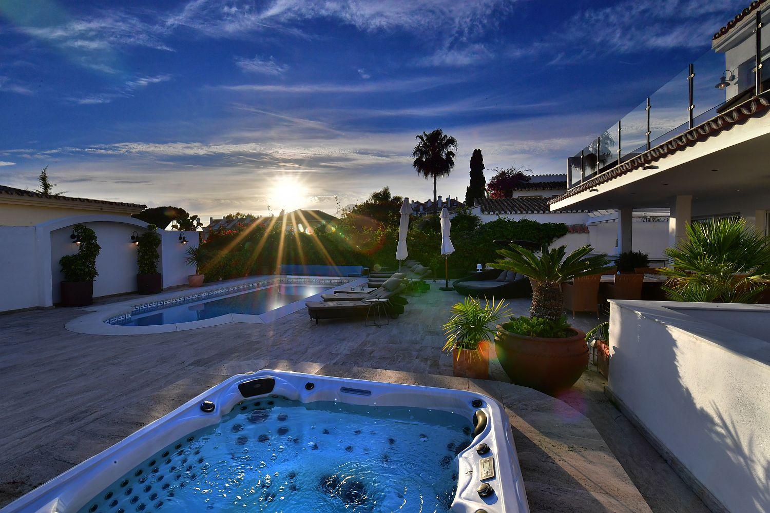 Villa Oriana, Villa available for Holiday Rental in Las Chapas, Marbella, Spain