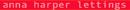 Anna Harper Lettings Logo