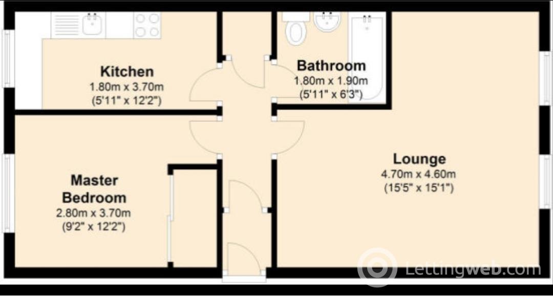 Property to rent in 296E London Road Glasgow Green