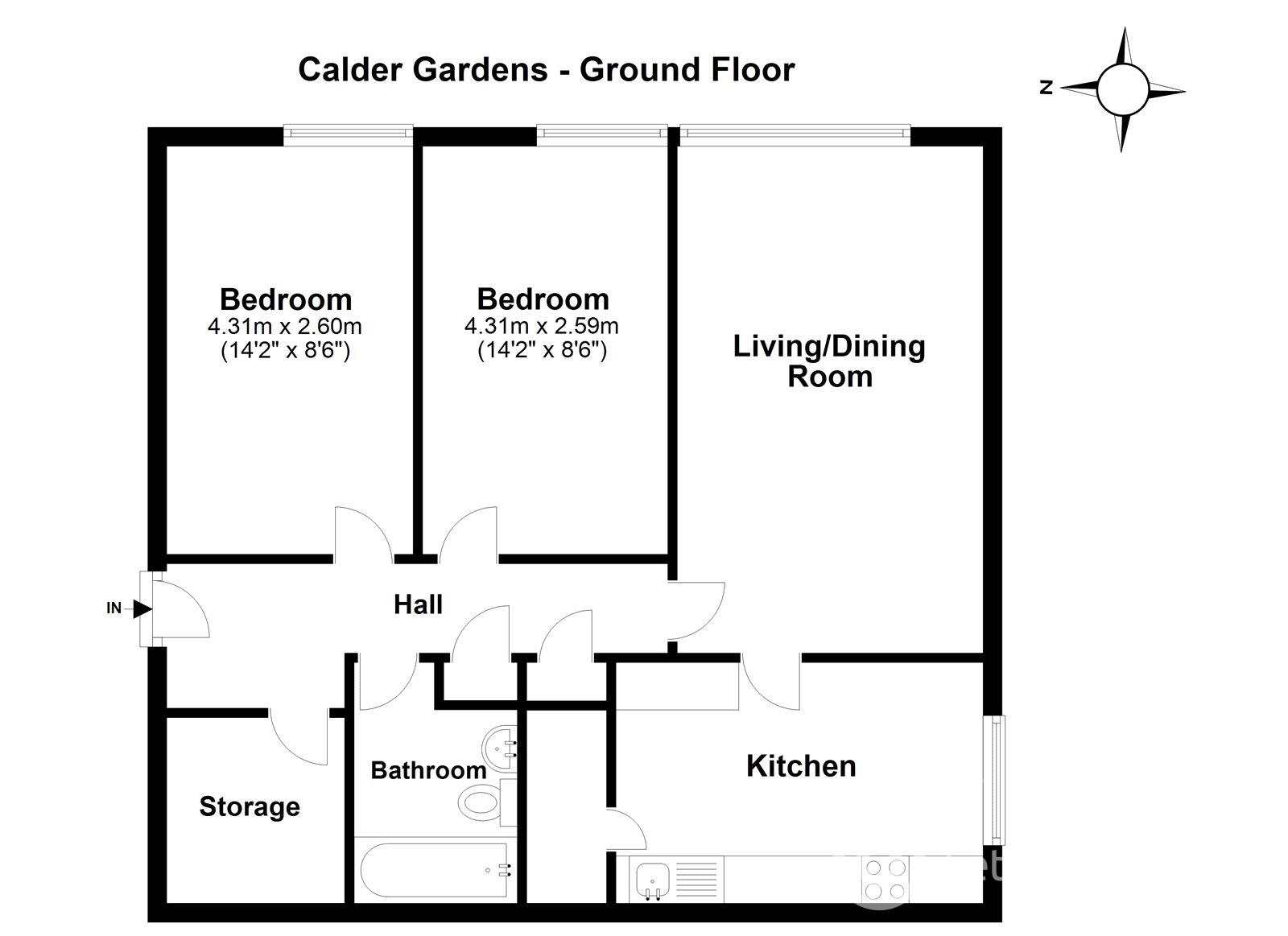 Property to rent in Calder Gardens, Edinburgh, EH11
