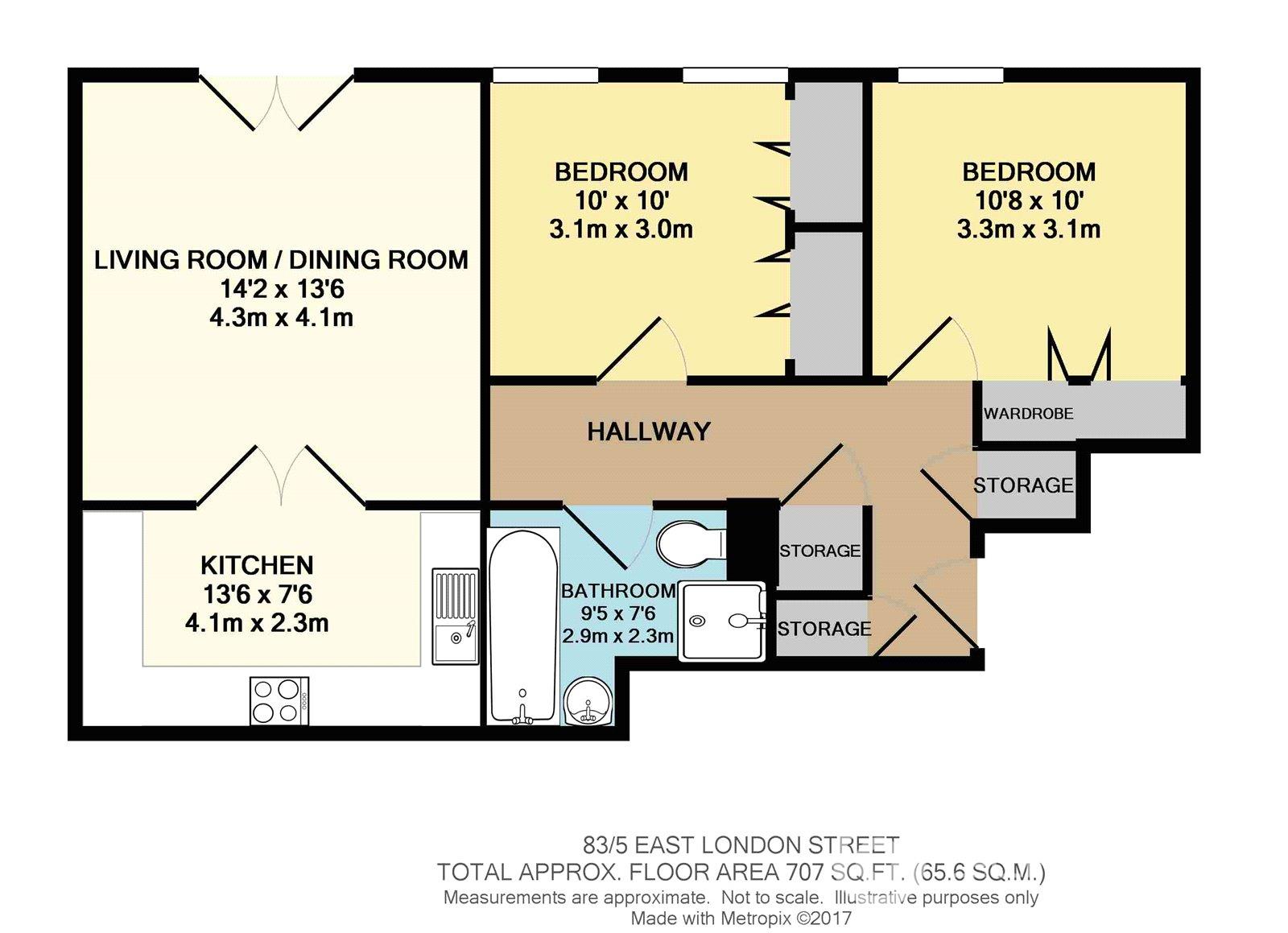 Property to rent in East London Street, Edinburgh, EH7