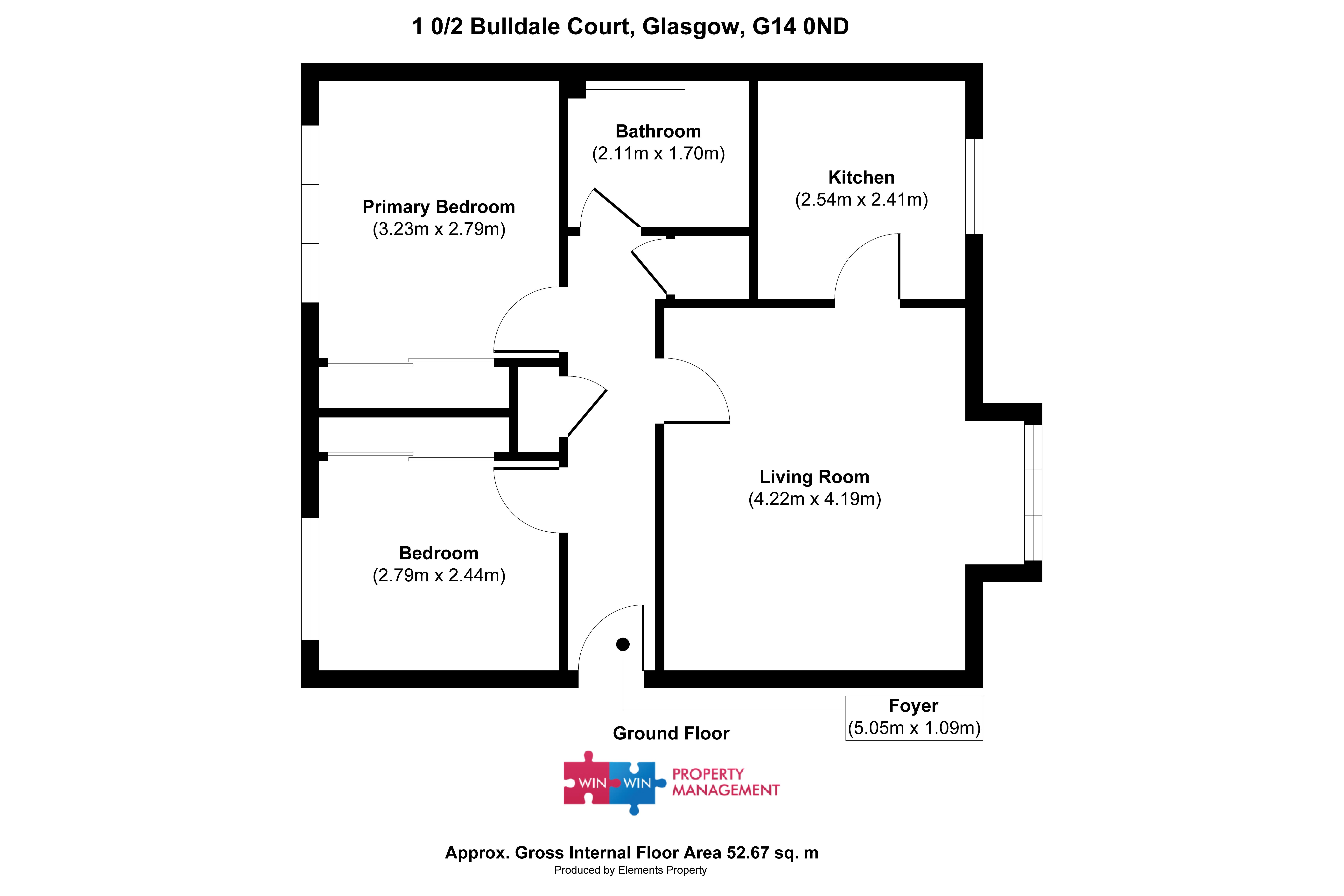 Property to rent in 1 0/2 Bulldale Road, Glasgow, G14 0NB