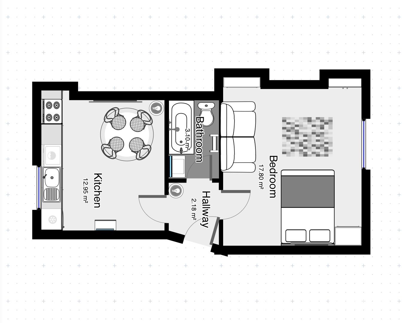 Property to rent in 51b Ashvale Pl, City Centre