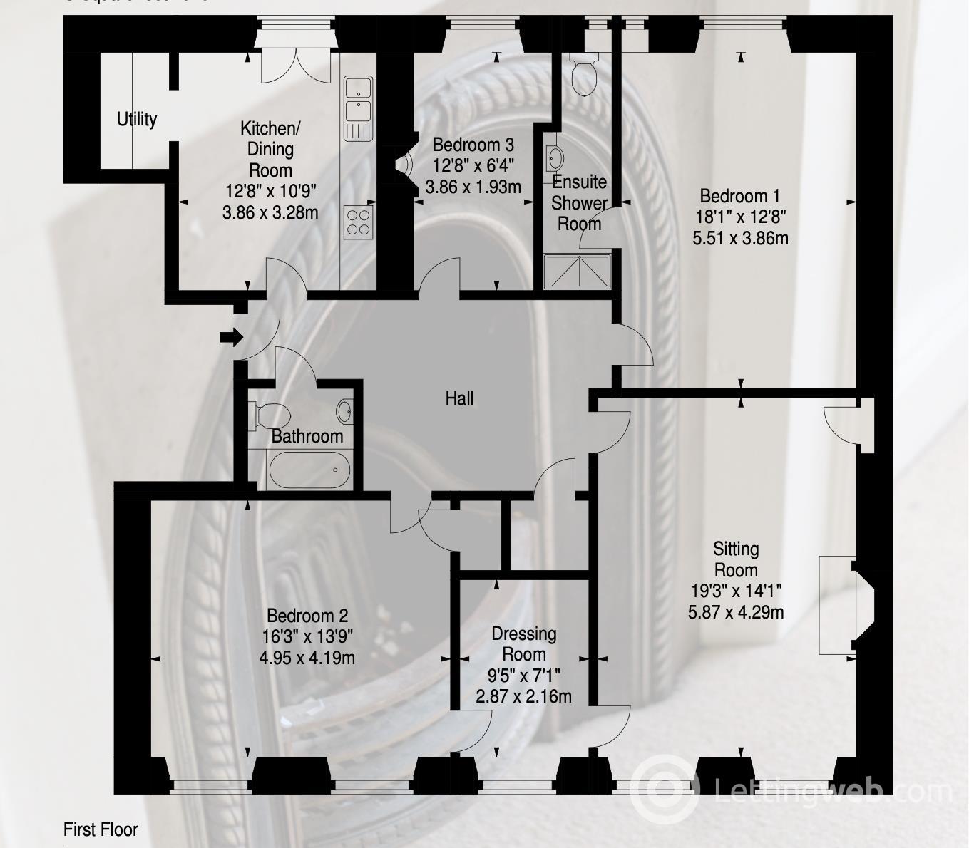 Property to rent in Cumberland Street, New Town, Edinburgh