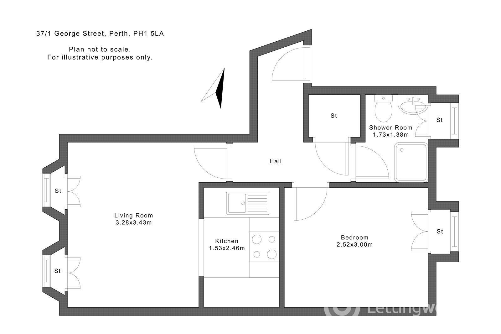 Property to rent in George Street, Perth, Perth and Kinross, PH1