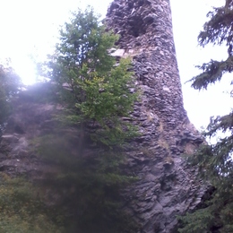 Zbytky hradu Koberštejn