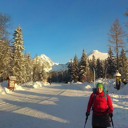 Štrbské pleso (vlevo Solisko, vpravo Patria)