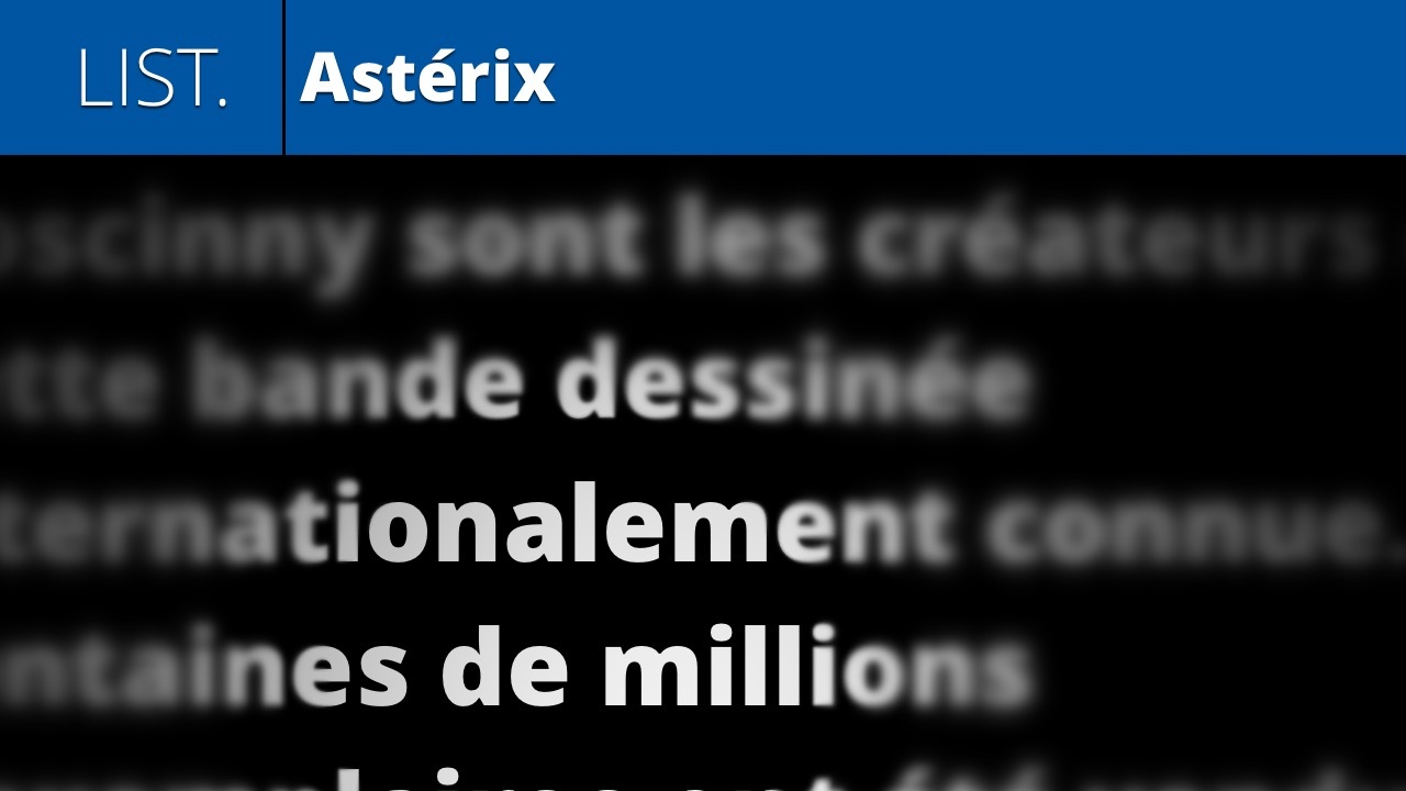 Astérix (listening & reading lesson 16)