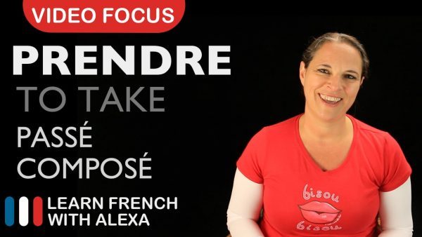 Prendre (to take) - French verb past tense