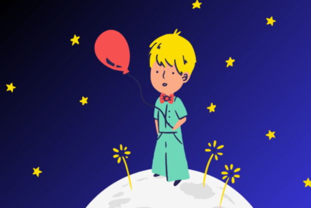 The Little Prince in space