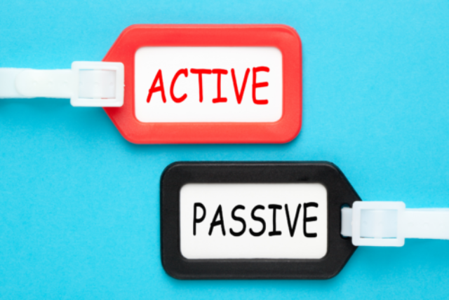 Active vs passive