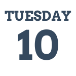 Tuesday 10th