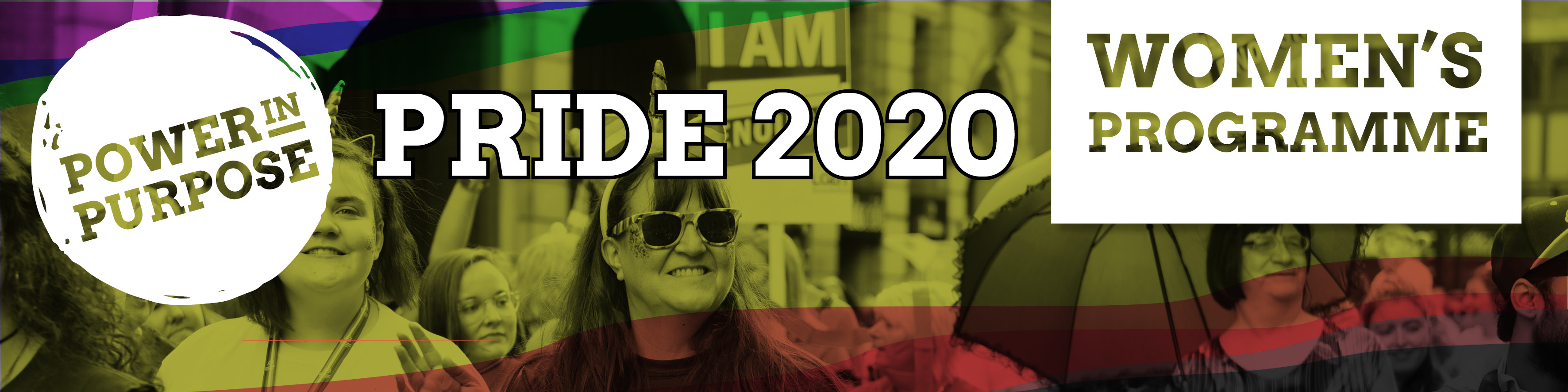 Women's Programme Pride banner